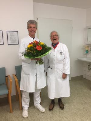 Siegfried Ostendorf feiert 20-jähriges Jubiläum in der Klinik Maria Frieden Telgte