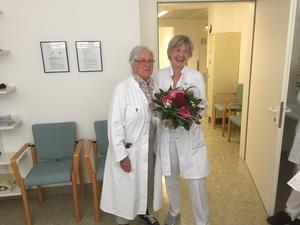 Dr. Uta Meckmann feiert in diesem Monat zehnjähriges Jubiläum als Ärztin in der Klinik Maria Frieden in Telgte.
