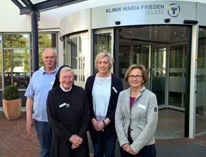 Das Team der Seelsorge in der Klinik Maria Frieden in Telgte sucht ehrenamtliche Unterstützung Das Team der Seelsorge in der Klinik Maria Frieden in Telgte sucht ehrenamtliche Unterstützung